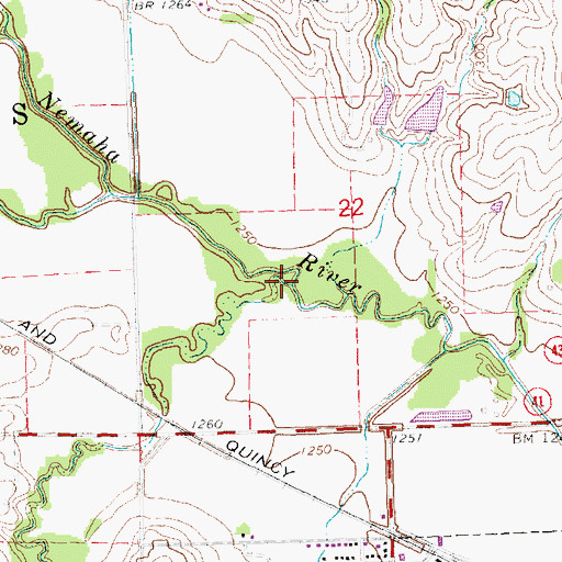 Topographic Map of Jakes Creek, NE