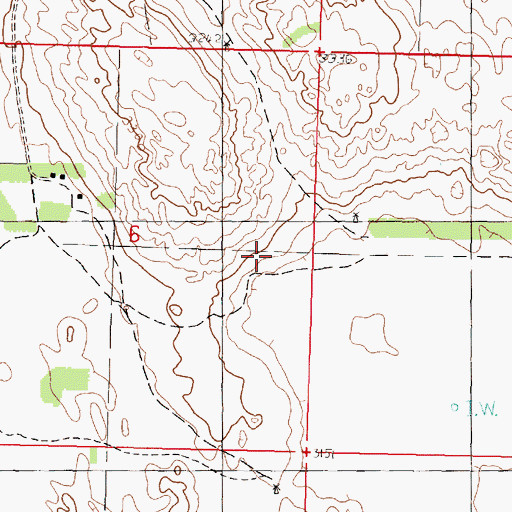 Topographic Map of James Ranch, NE