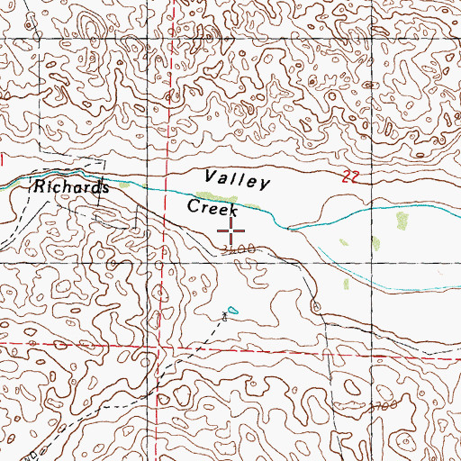 Topographic Map of James Valley, NE