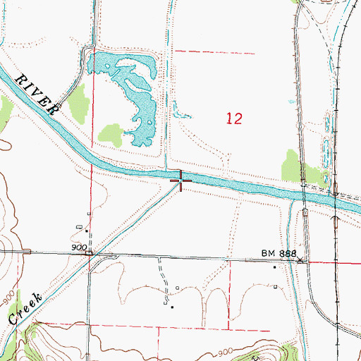 Topographic Map of Jarvis Creek, NE