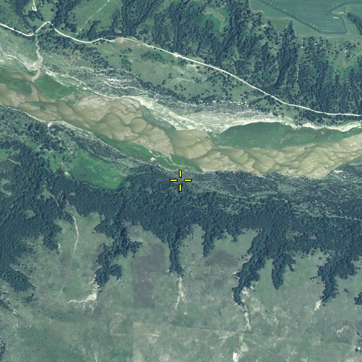 Aerial/Satellite Image of Jeff Creek, NE