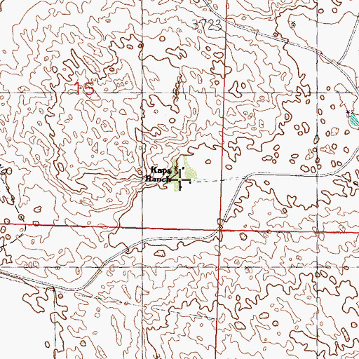 Topographic Map of Kaps Ranch, NE