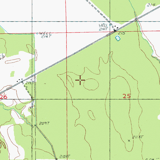 Topographic Map of Macedonia, AR