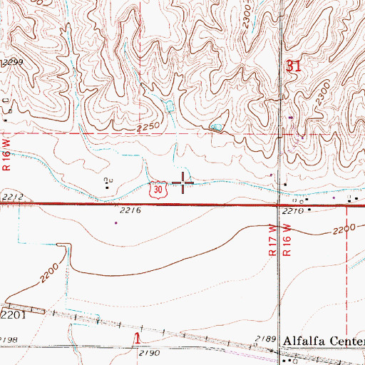 Topographic Map of Kearney Canal, NE