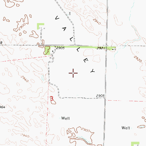 Topographic Map of Kilmer Valley, NE