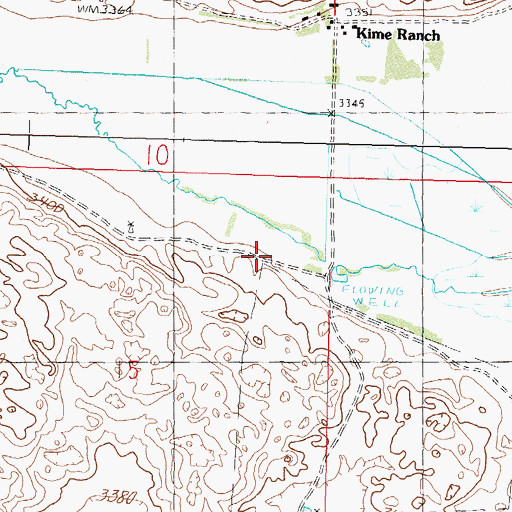 Topographic Map of Kimes Camp, NE