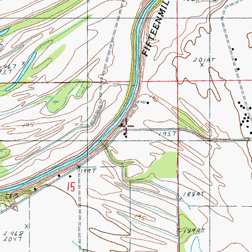 Topographic Map of Mount Zion Church (historical), AR