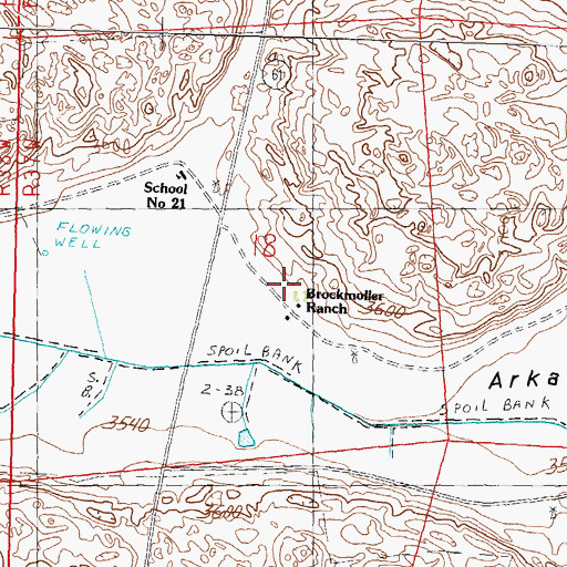 Topographic Map of Knudsen Ranch, NE
