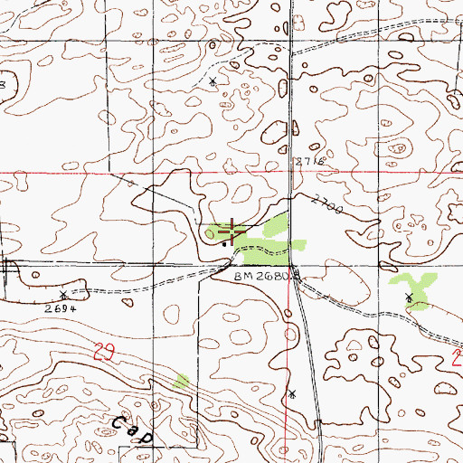 Topographic Map of Lake Ranch, NE