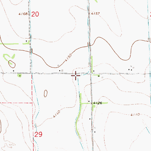 Topographic Map of Lateral 11 Main, NE