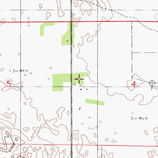 Topographic Map of Leach Ranch, NE
