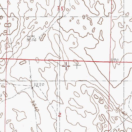 Topographic Map of Lindberg Ranch, NE