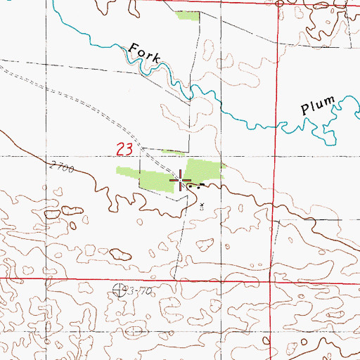 Topographic Map of Loeb Ranch, NE