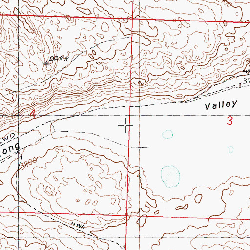 Topographic Map of Long Valley, NE