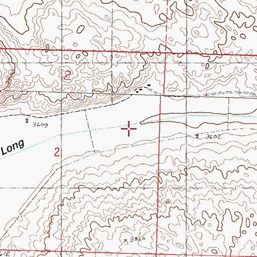 Topographic Map of Long Valley, NE