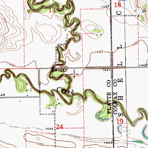 Topographic Map of Loseke Creek, NE