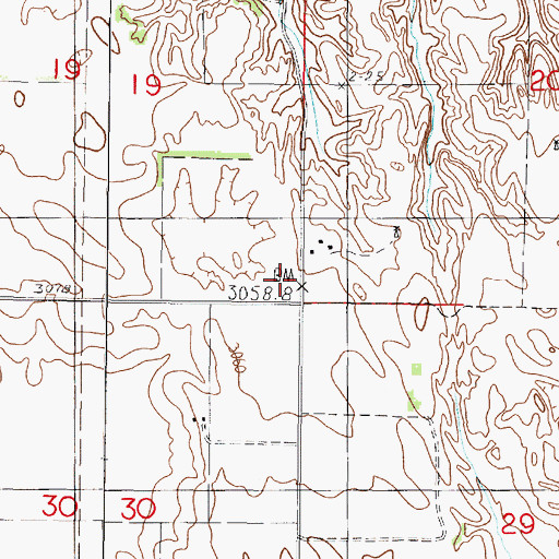 Topographic Map of Loyal School (historical), NE