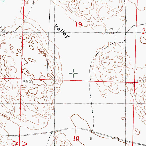 Topographic Map of Loyd Valley, NE