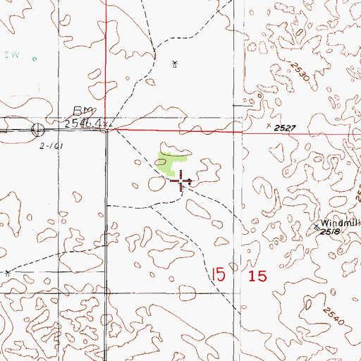Topographic Map of Lydiatt Ranch, NE
