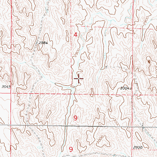 Topographic Map of Marr Ranch, NE