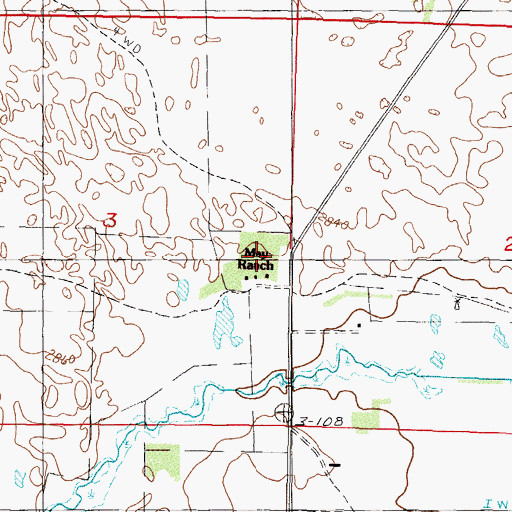 Topographic Map of May Ranch, NE