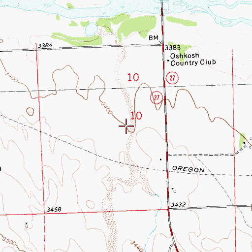 Topographic Map of McCuligan Canyon, NE