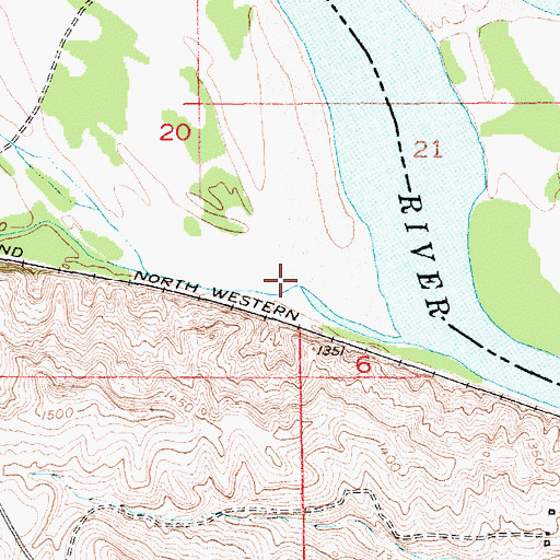 Topographic Map of Medicine Creek, NE