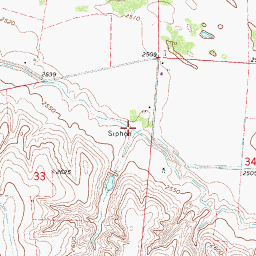 Topographic Map of Meeker Canal, NE