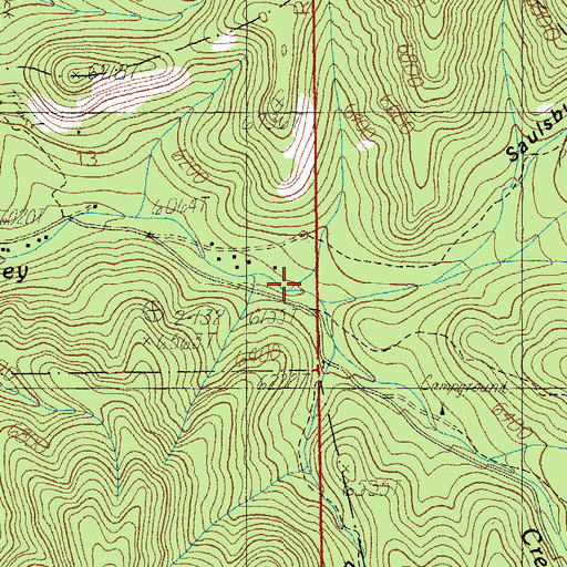 Topographic Map of Morse Canyon, AZ
