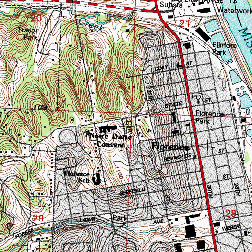 Topographic Map of Mormon Pioneer Cemetery, NE