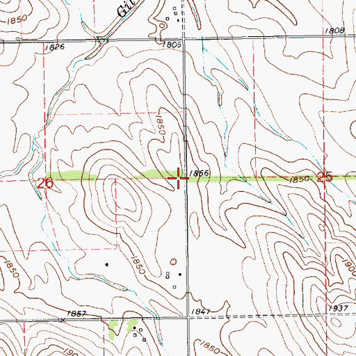 Topographic Map of Morning Star School, NE