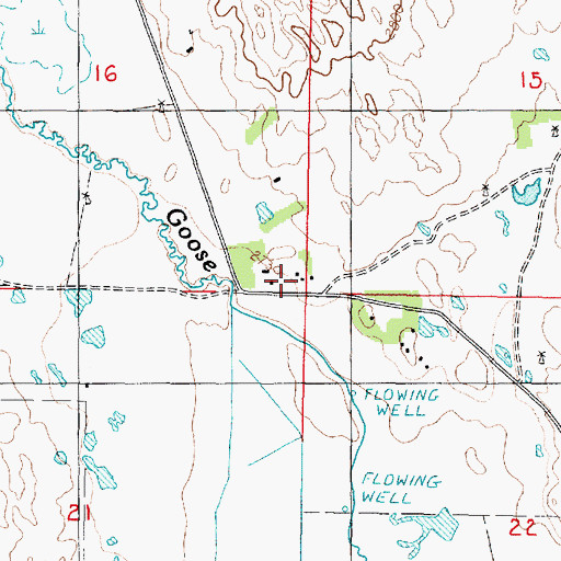 Topographic Map of North Elsmere School, NE