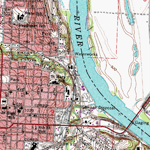 Topographic Map of North Table Creek, NE