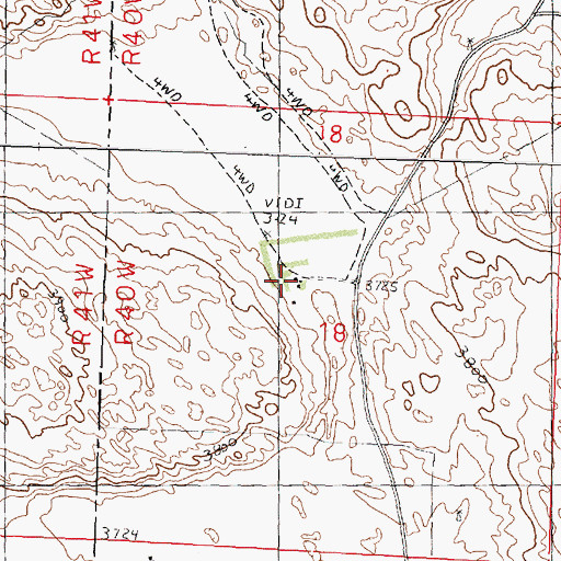 Topographic Map of O Lane Ranch, NE