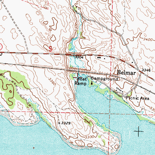 Topographic Map of Otter Creek, NE