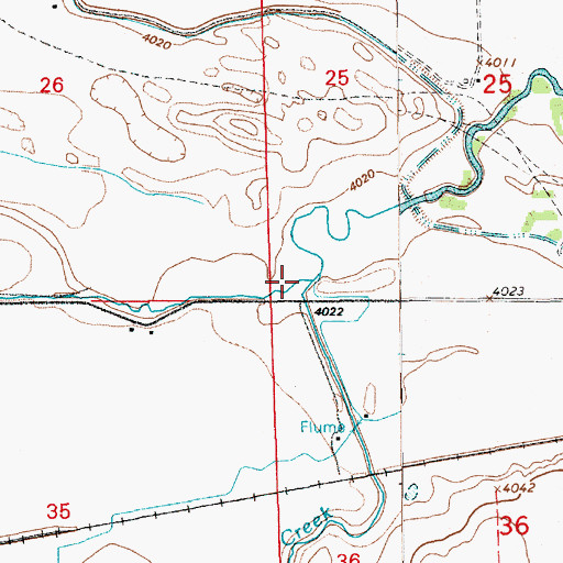 Topographic Map of Owl Creek, NE
