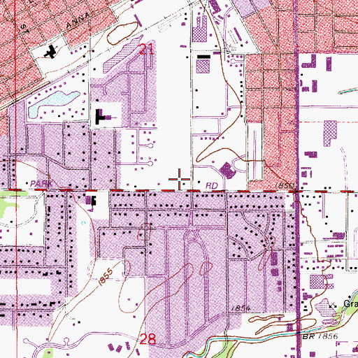 Topographic Map of Parkview, NE