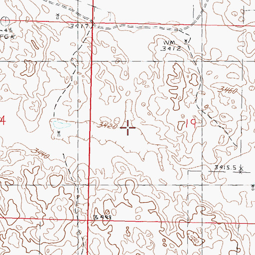Topographic Map of Phillips Camp, NE