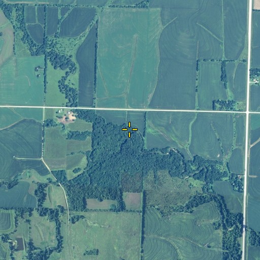 Aerial/Satellite Image of Porter Branch, NE