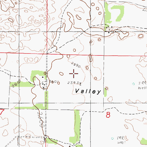 Topographic Map of Porter Valley, NE