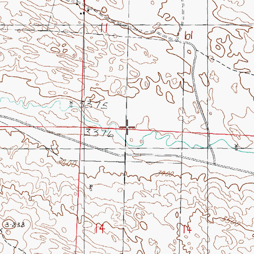 Topographic Map of Prentice School, NE