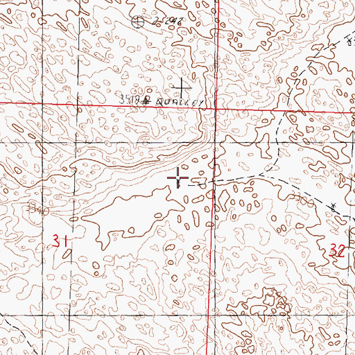 Topographic Map of Qualley Ranch, NE