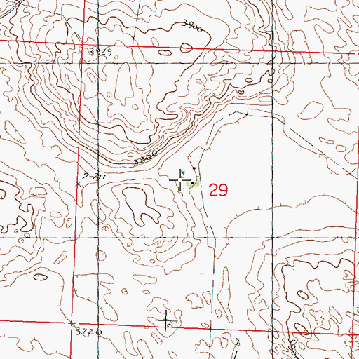 Topographic Map of Quick Ranch, NE