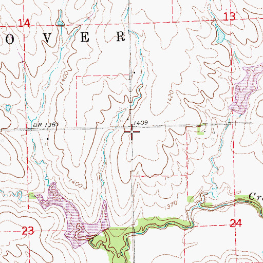 Topographic Map of Remmers School (historical), NE