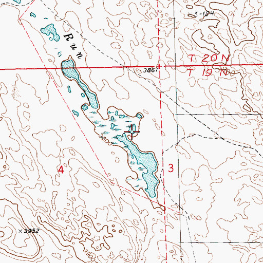 Topographic Map of Richstein Run, NE