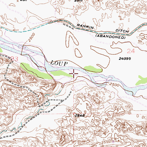 Topographic Map of Rifle Creek, NE