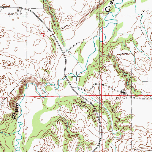 Topographic Map of Sand Draw, NE