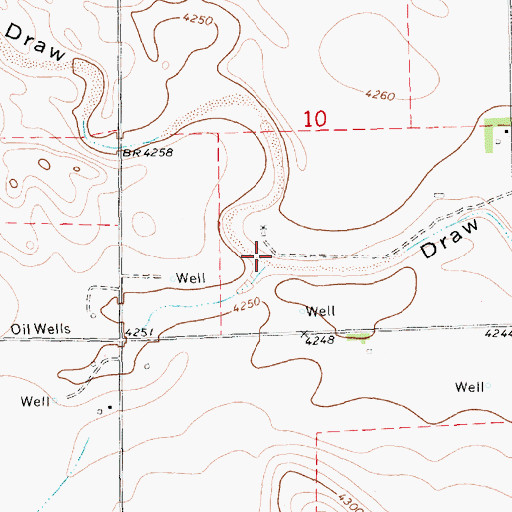 Topographic Map of Sand Draw, NE