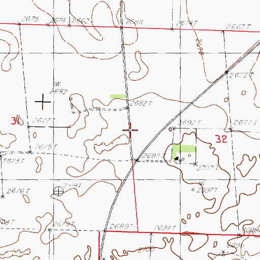 Topographic Map of Schlagel School, NE