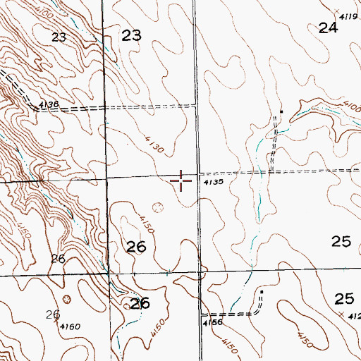 Topographic Map of School Number 100, NE